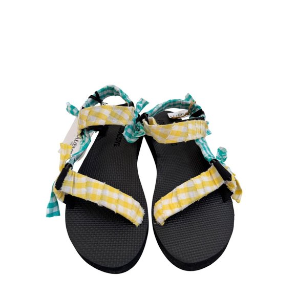Arizona Love Trakky Sandal Size 41 Yellow Mint Adjustable $188 Nordstrom's - Picture 8 of 9